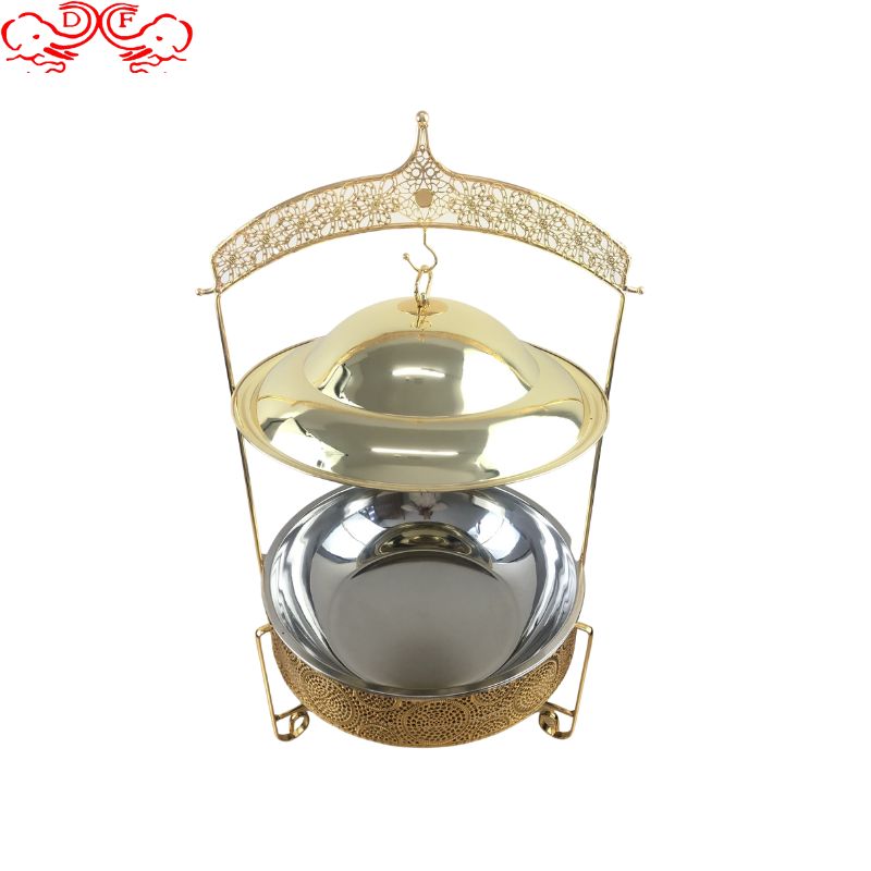 DF99372 Buffet stove thickened hook dinner stove Solid liquid alcohol stove DF Trading House Application Scenario