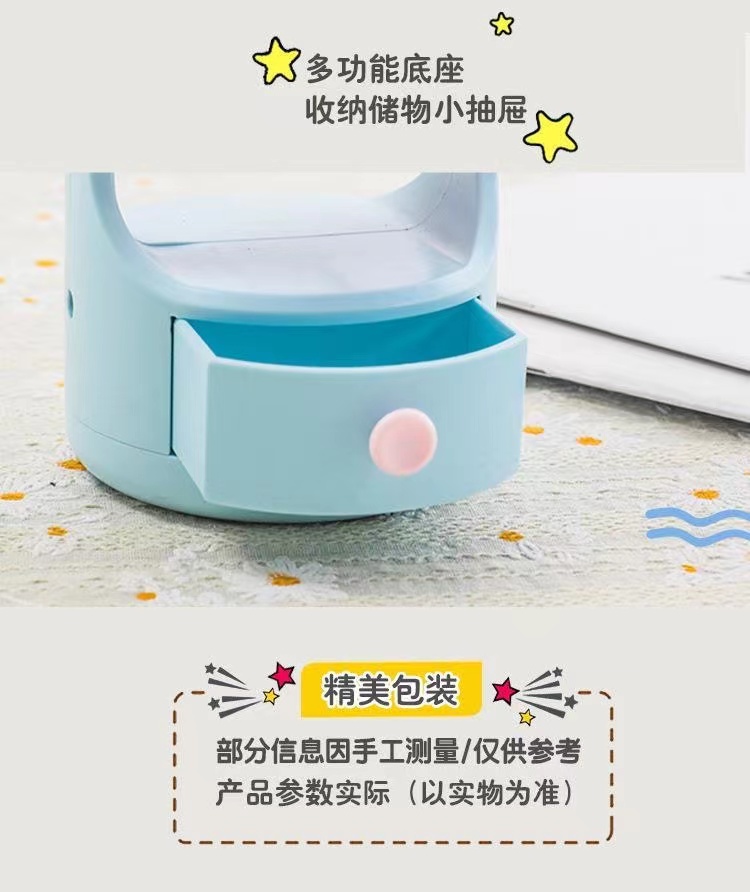 小风扇USB迷你静音可充电办公室桌面学生宿舍手持随身便携大风力详情6