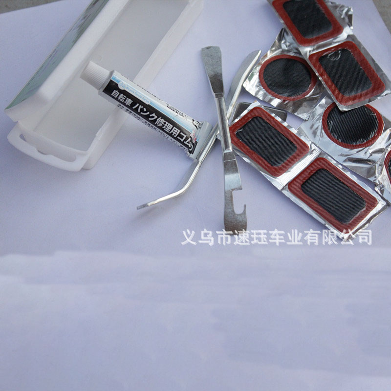 自行车补胎工具 补胎工具盒装 维修工具套装盒 //s 补胎盒S67-01详情3