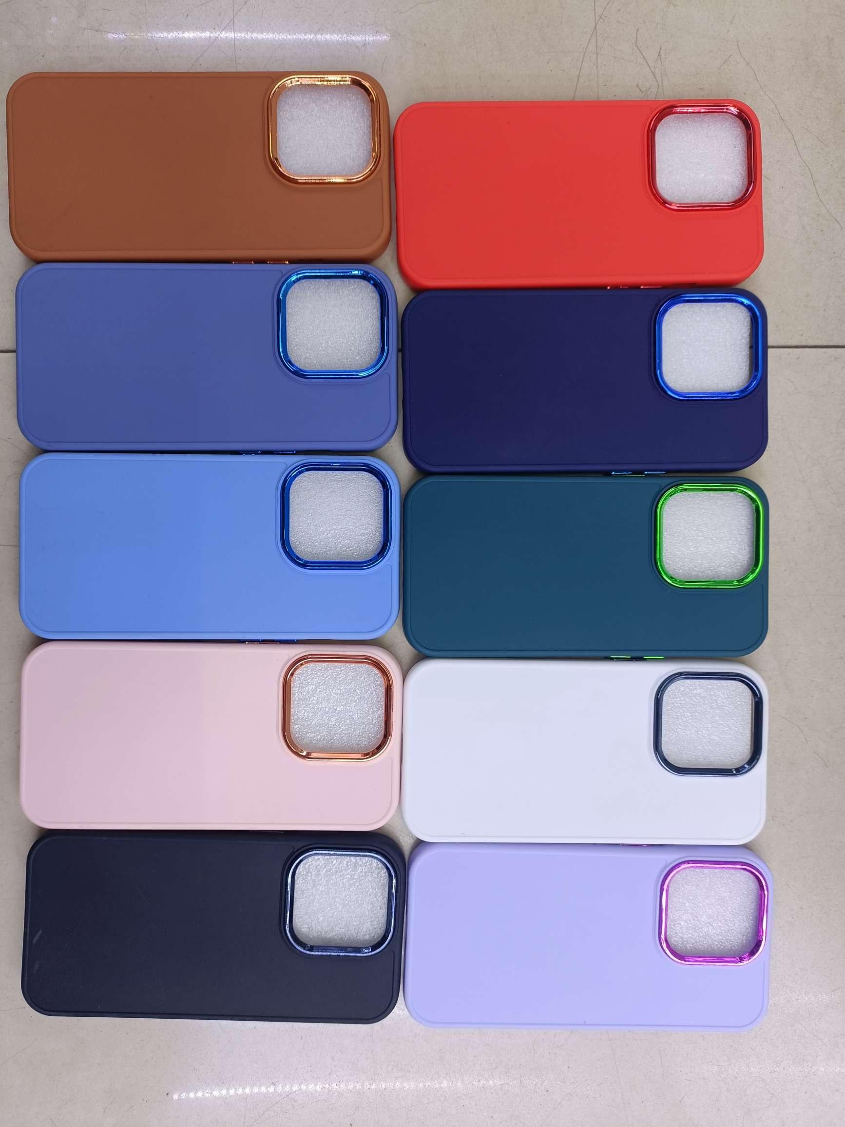 Electroplated frame button tpu material shell
