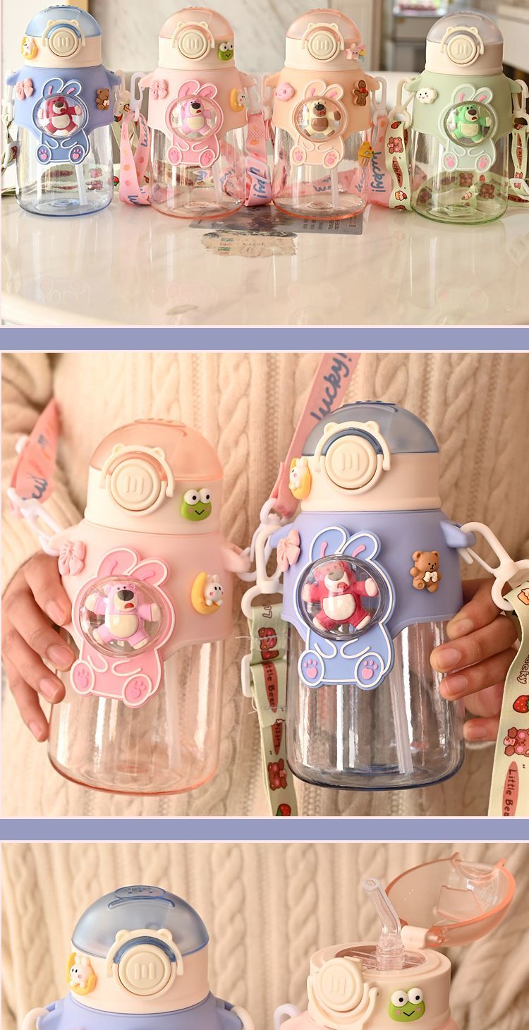 The new summer trendy straw water cup is of high appearance level, cute, shockproof, heat-resistant and portable. It is a cup for both boys and girls undefined