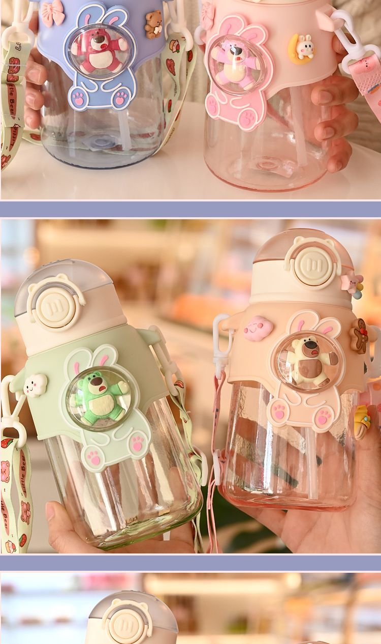 The new summer trendy straw water cup is of high appearance level, cute, shockproof, heat-resistant and portable. It is a cup for both boys and girls undefined
