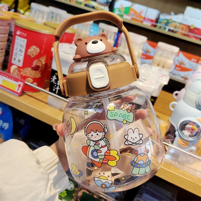 High-appearation-level big-bellied cups, cute children's cups, and student drinking cups full figure