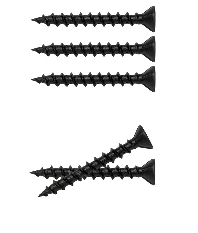 卡卡五金 K2423双泡吸塑卡装磷化黑快攻粗牙钉4.2x40mm家用小五金配件详情10