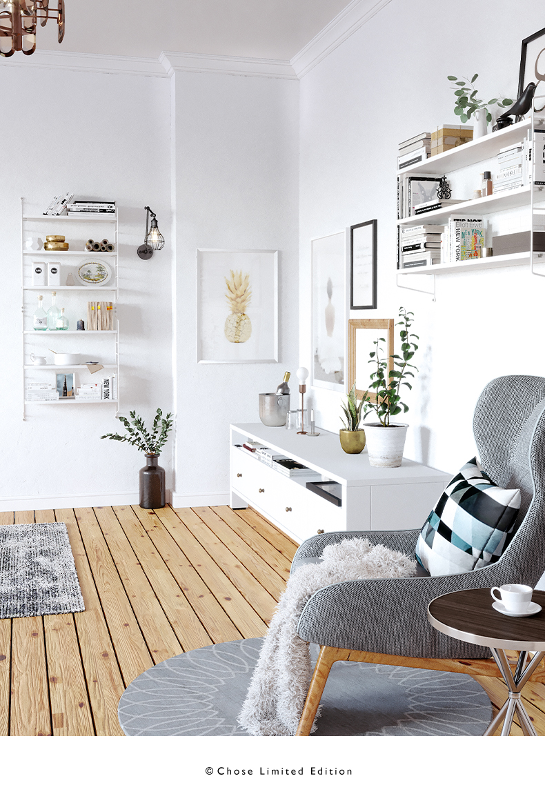 墙上置物架一字隔板房间厨房墙壁装饰木板挂架免打孔书架卧室铁艺详情11