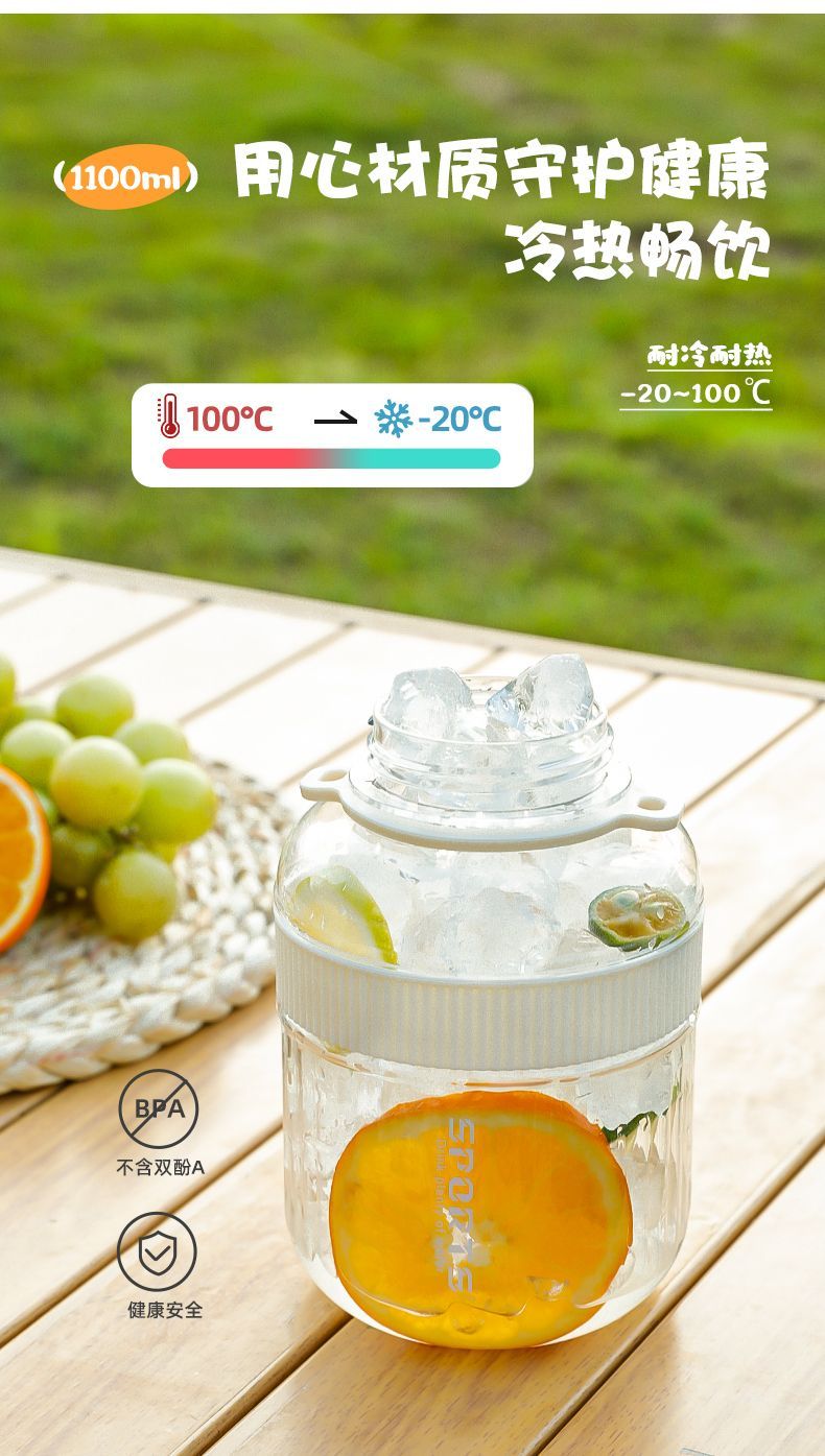 2023 New style water cup, ins High appearance level, large capacity water bottle, outdoor casual cup, portable straw cup Item Picture