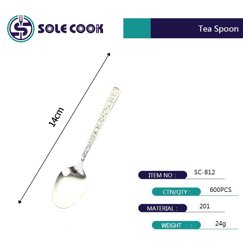 sole cook传统工艺精美SC-812系列不锈钢牛排刀叉勺餐具 酒店西餐具刀叉勺子套装详情4