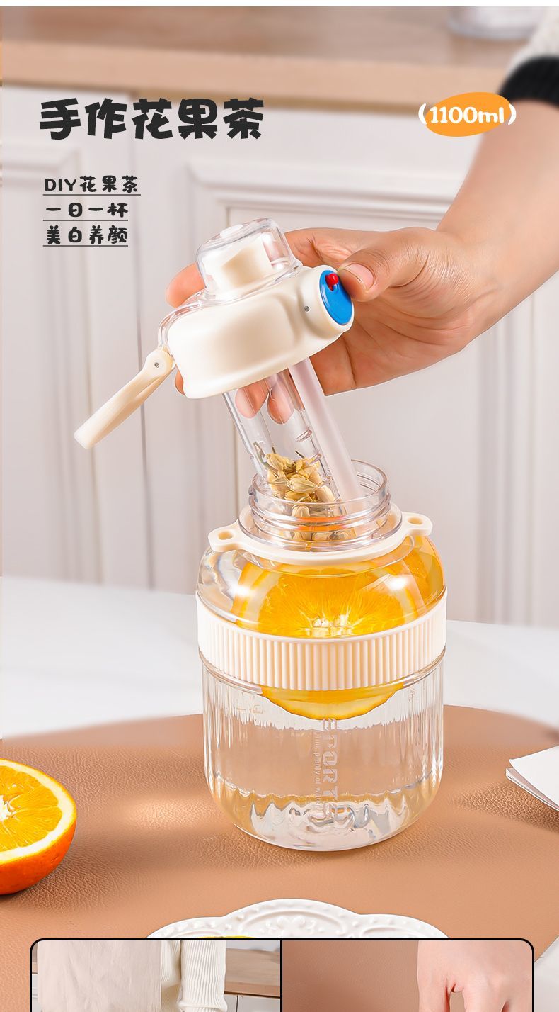 2023 New style water cup, ins High appearance level, large capacity water bottle, outdoor casual cup, portable straw cup undefined