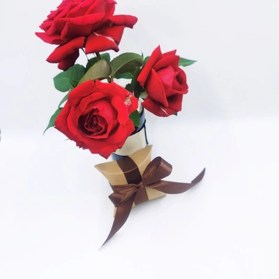 Kraft Paper Box Jewelry Folding Father-Mother Love Children's Day Gift Box Exquisite Gift Set