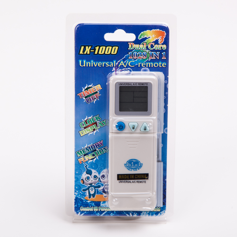 Universal air conditioner remote control LX-1000 exported to South America 1028 in 1