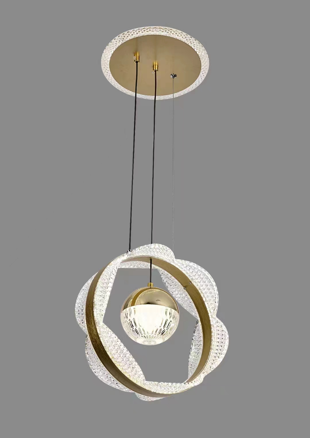 Led Heart-Shaped Lamp Dining Chandelier Light Luxury Living Room Lights details Picture