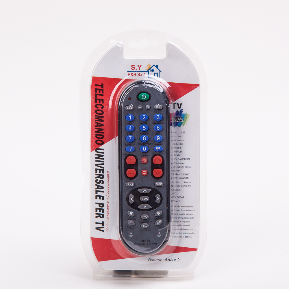 工厂直销电视机遥控器万能遥控器 RM-3002A 出口南美图