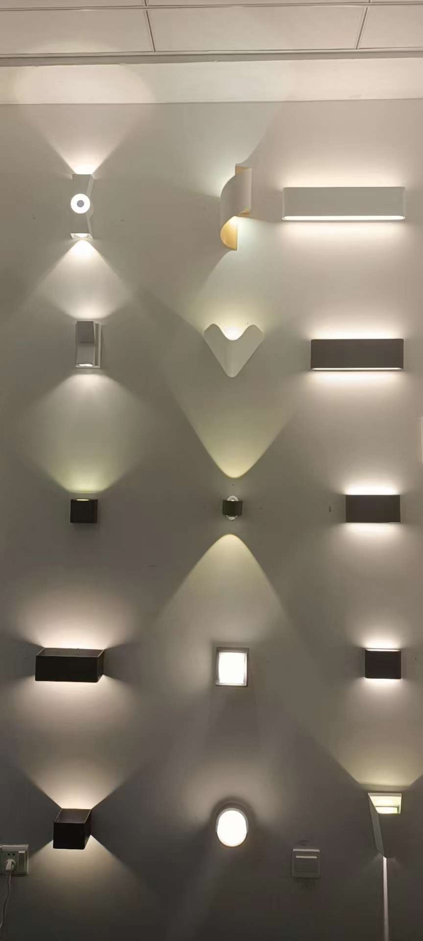 Led Cross Wall Light Specification drawing