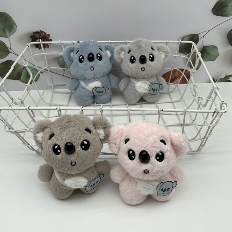 Cute koala plush doll keychain couple bag pendant boutique gift gift boutique doll