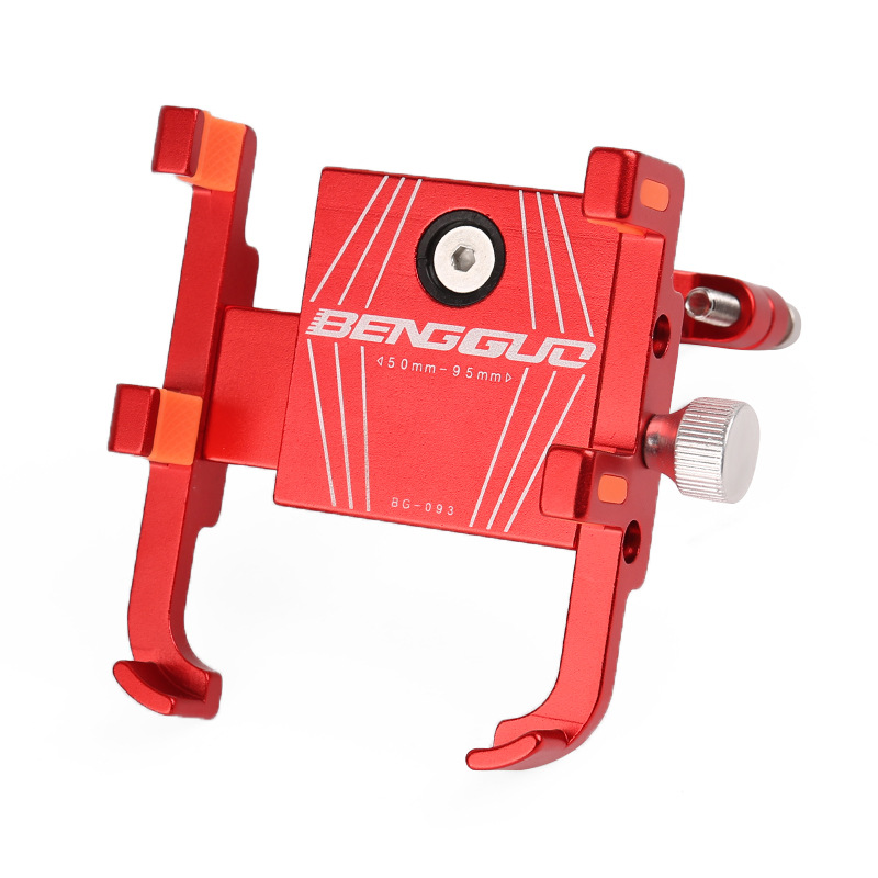 093 soporte de teléfono de aleación de aluminio rotativo montaña aleación de aluminio soporte de teléfono de bicicleta única soporte de clip de teléfono batería eléctrica navegación de motocicleta soporte de teléfono Application Scenario