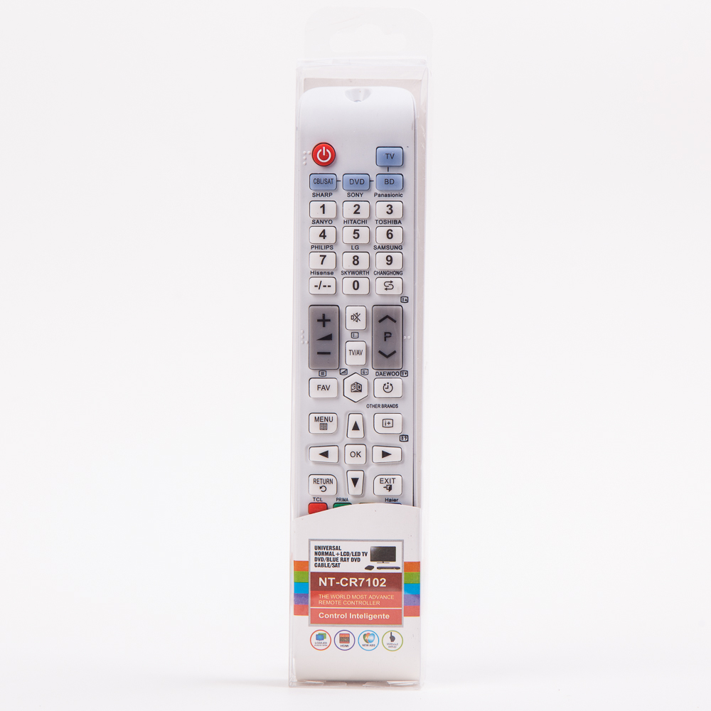 工厂直销电视机遥控器万能遥控器 NT- CR7102