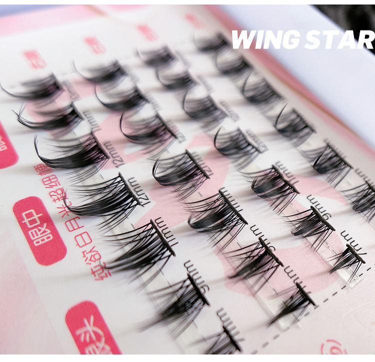 WS纯欲小恶魔白月光假睫毛分段式纯欲小恶魔新懒人三部曲8排细梗详情12