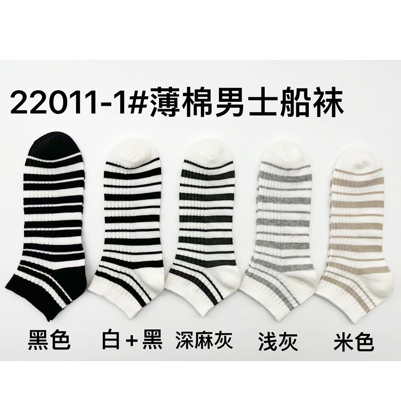 喜朗登春夏季精梳棉条纹系列男士船袜 学院风短筒学生袜子多款式批发详情13