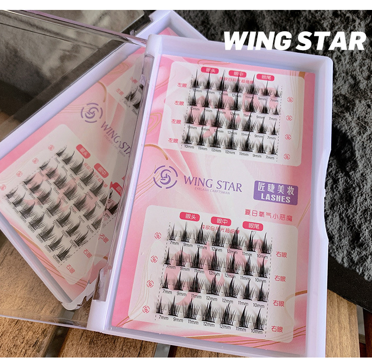 WS纯欲小恶魔白月光假睫毛分段式纯欲小恶魔新懒人三部曲8排细梗详情13