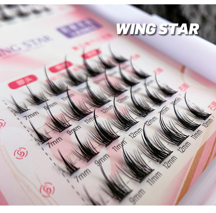 WS纯欲小恶魔白月光假睫毛分段式纯欲小恶魔新懒人三部曲8排细梗详情11