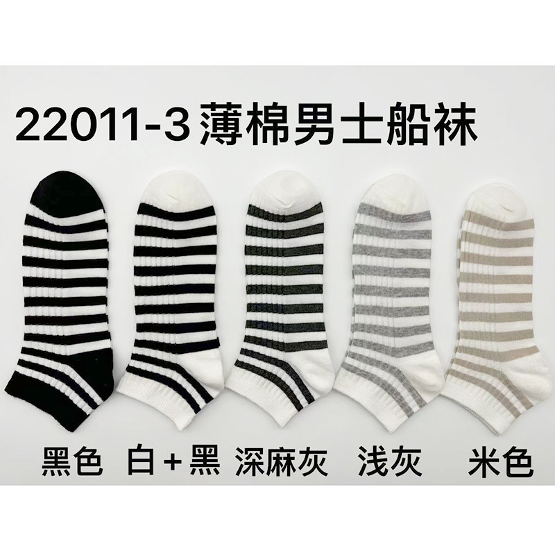 喜朗登春夏季精梳棉条纹系列男士船袜 学院风短筒学生袜子多款式批发详情11