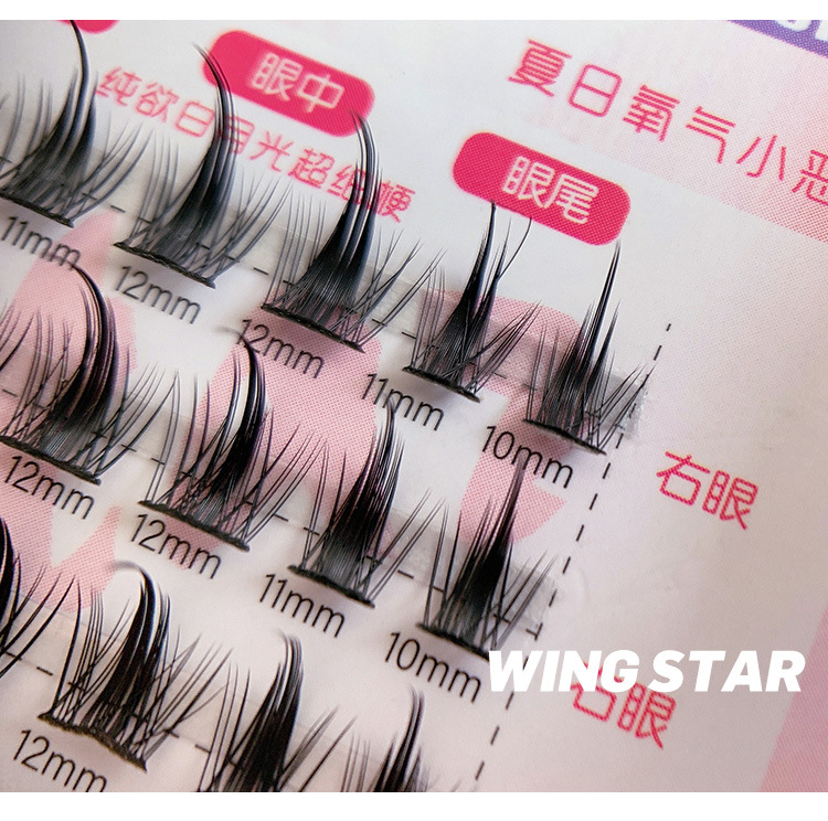 WS纯欲小恶魔白月光假睫毛分段式纯欲小恶魔新懒人三部曲8排细梗详情15