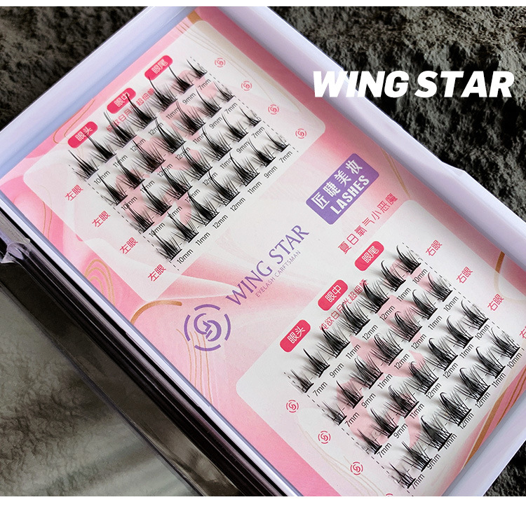 WS纯欲小恶魔白月光假睫毛分段式纯欲小恶魔新懒人三部曲8排细梗详情9