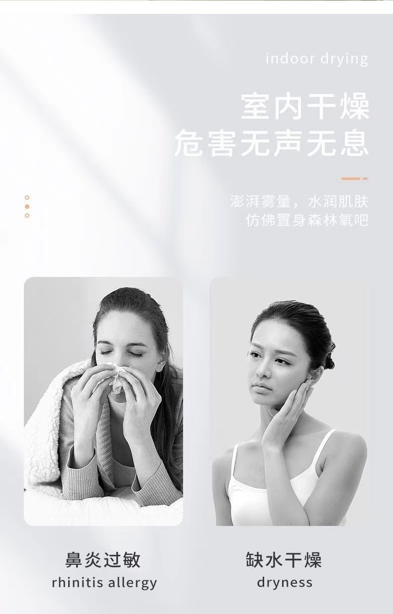 加湿器小型迷你家用学生宿舍办公桌可爱空气大喷雾加湿器详情9