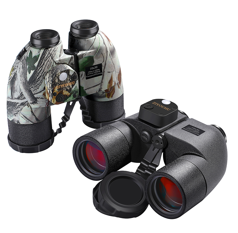 Free Tiger Navigation 10x50 Telescope, High Magnification, High Definition, Military night vision navigation Distance measurement Compass, Waterproof Telescope glasses pic 25