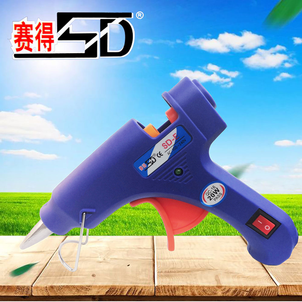 [Solid customer] Glue gun hot melt glue rod household hand tools switch glue strip hot melt glue gun electric glue rod gun