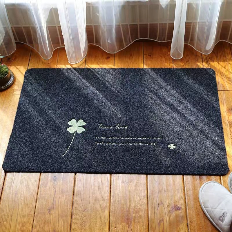 Oblong Embroidery Dally Mat Floor Mat Inside And Outside Door Mat Application Scenario