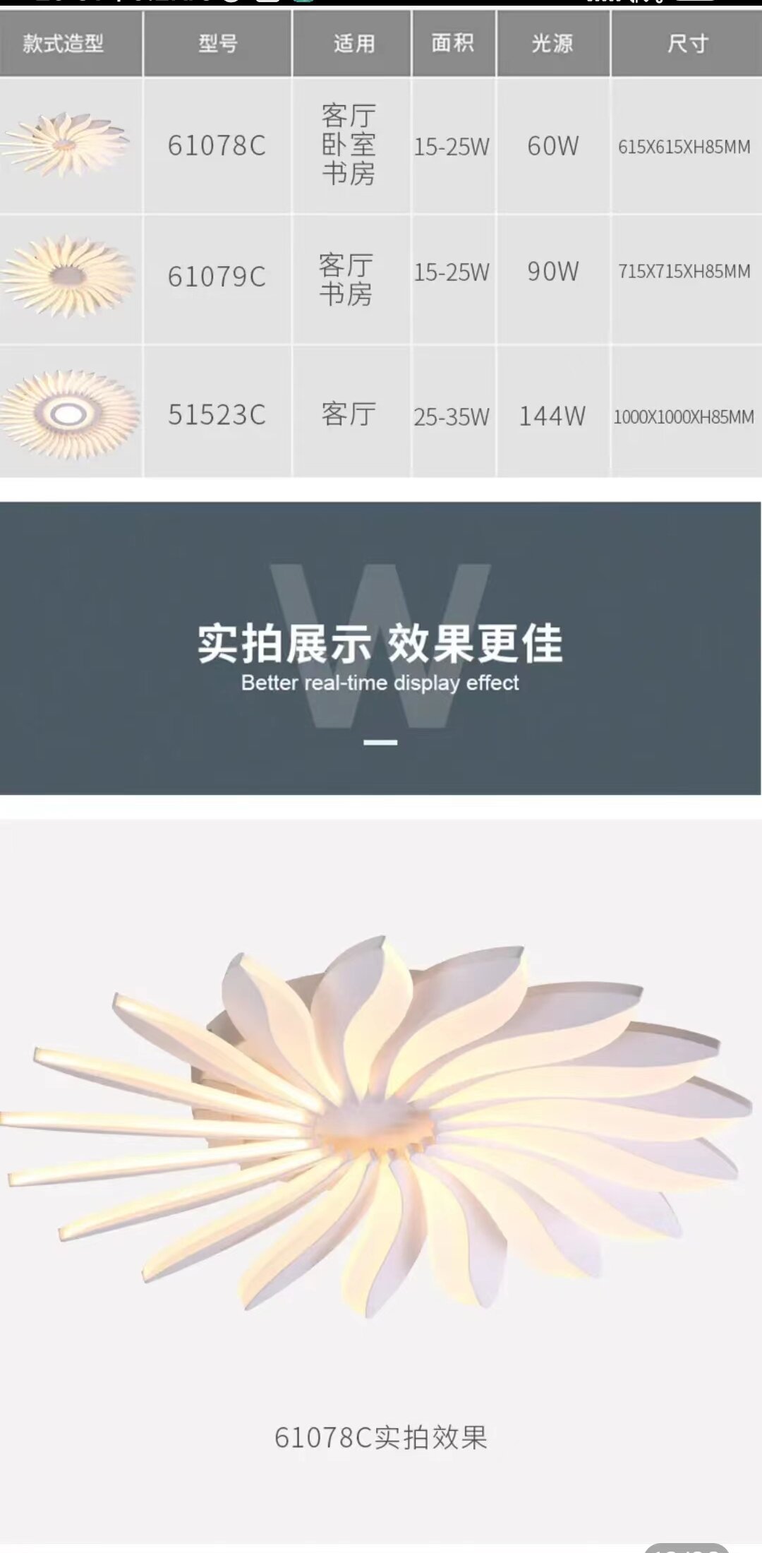 Krotti科伦蒂太阳花系列-3D打印式简约现代网红个性吸顶灯详情13