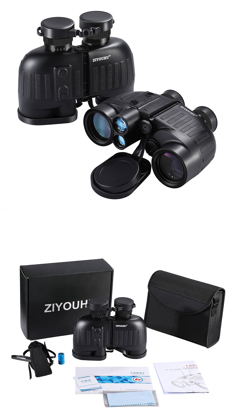 ZIYOUHU LRB20 8x40 Nautical Paul Binoculars Laser Rangefinder with Electronic Compass pic 20