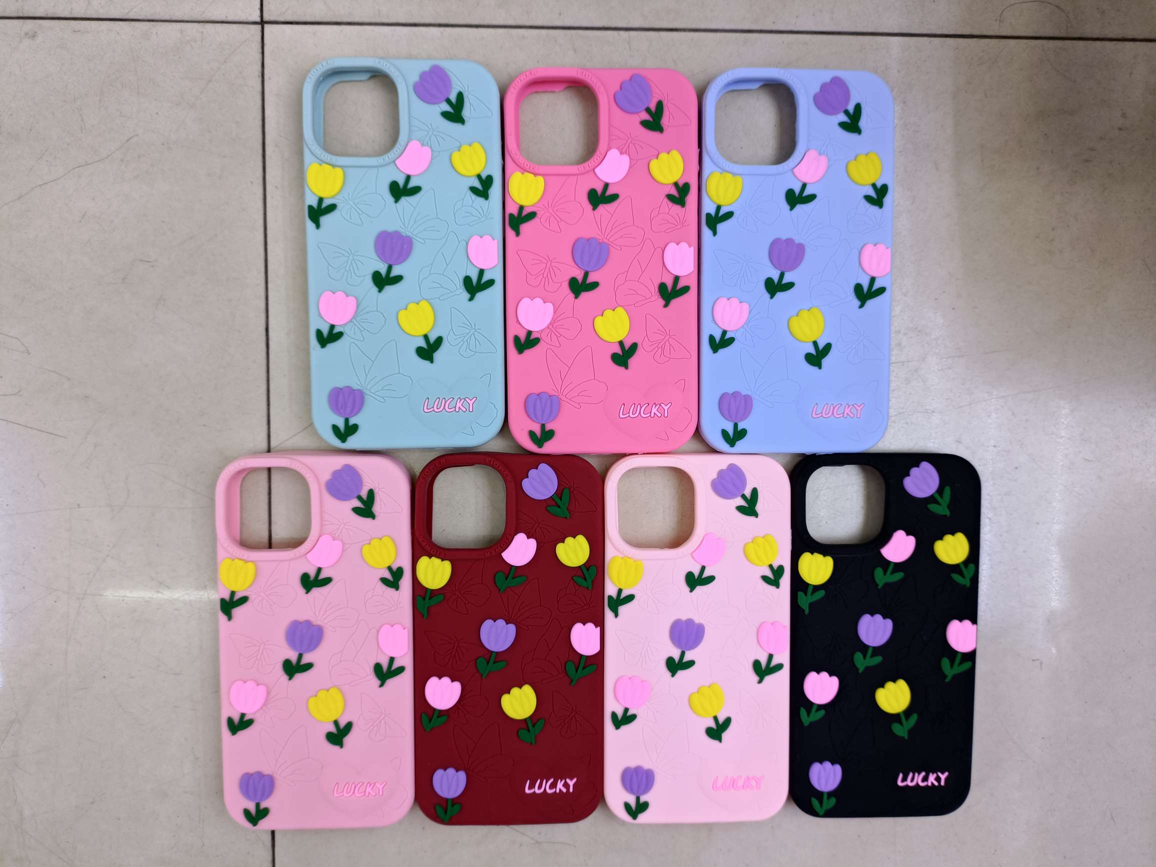 Butterfly silicone shell Silicone phone case