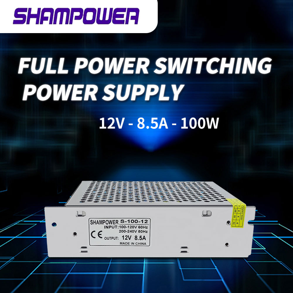 Dc 12V8.5a Led Switching Power Supply 100W Led Light With Security/Adapter Power Supply
