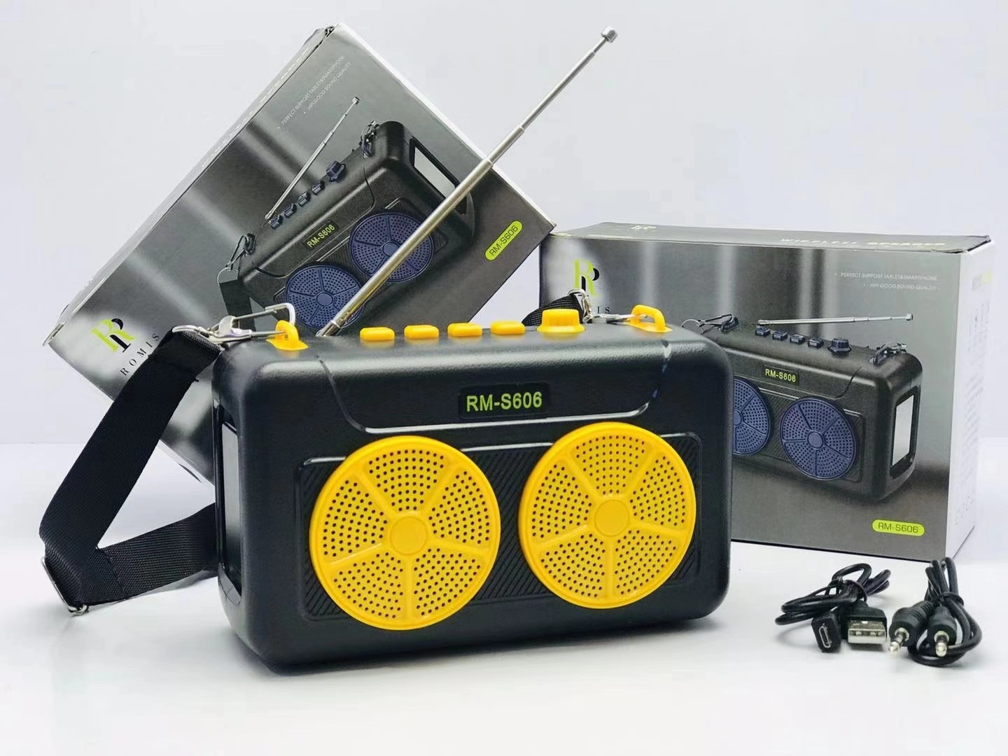 RM-S606系列便携式音箱蓝牙无线音响收音机详情3