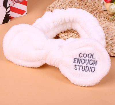 Embroidered Letter Headband Face Wash Wristband 9 Colors
