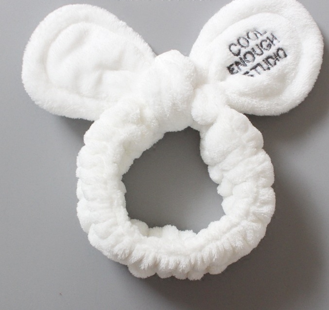 Embroidered Letter Headband Face Wash Wristband 9 Colors details Picture