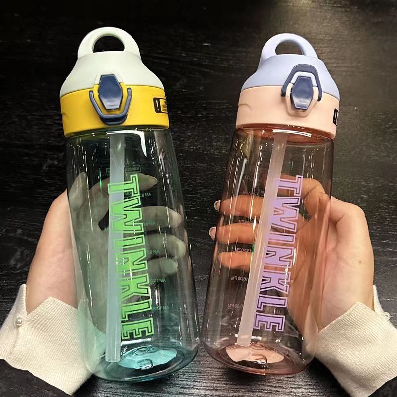 High appearance level, large capacity, lightweight and cute water cup, space cup, explosion-proof Korean 2023 new style water cup, fashionable outdoor undefined