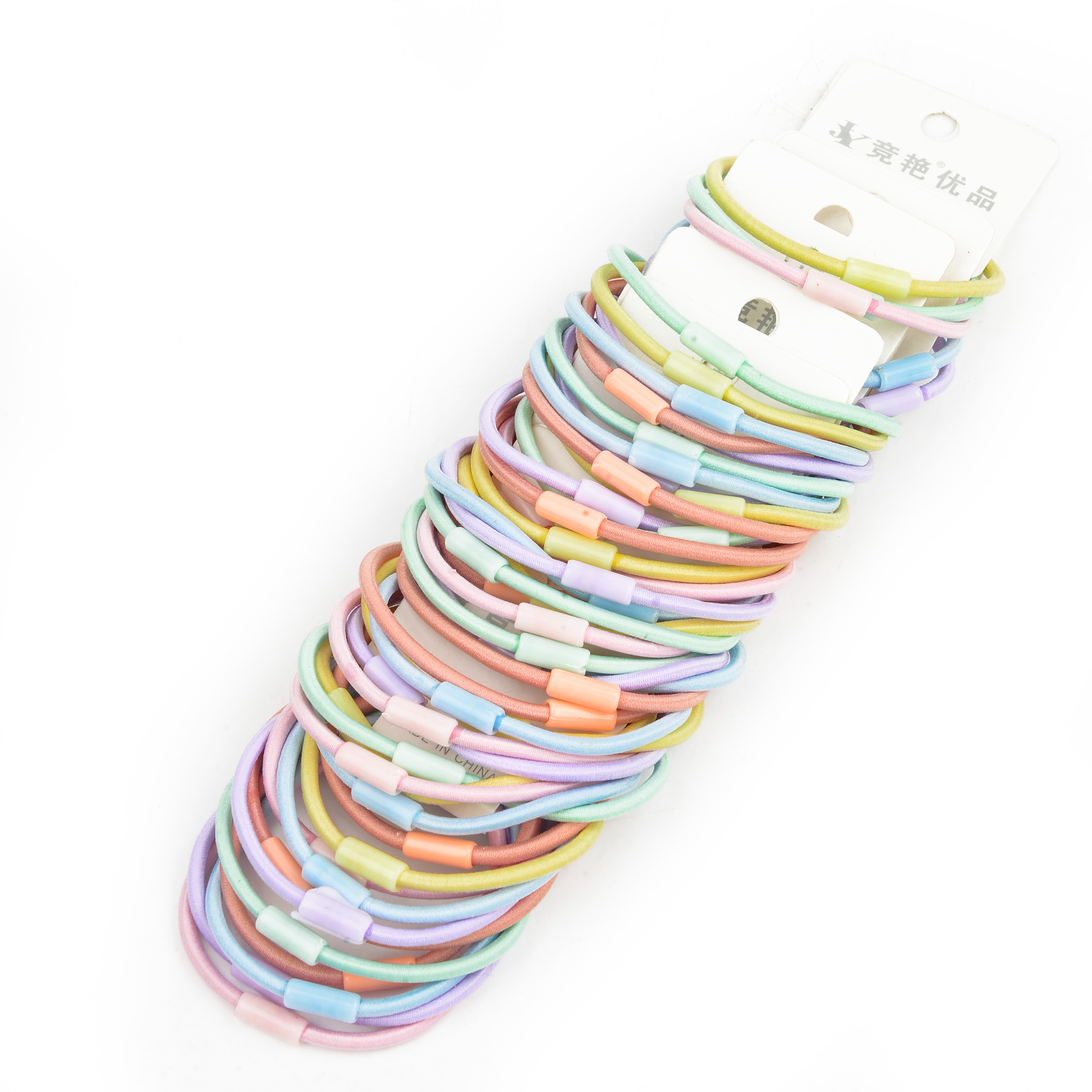 South Korea Head Rope Basic Hair Rope Hair Circle Color Hair Rubber Band Cute Simple. Specification drawing