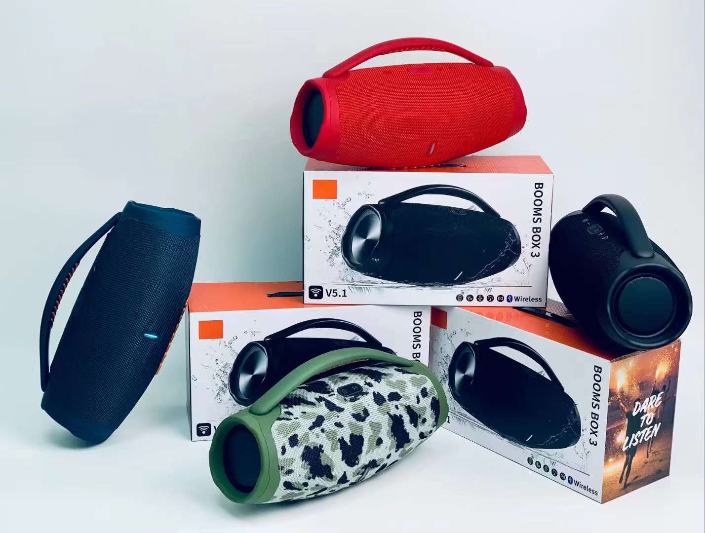 BOX3(BOOMS BOX3, Big BOX3) series portable speakers Bluetooth wireless audio radio