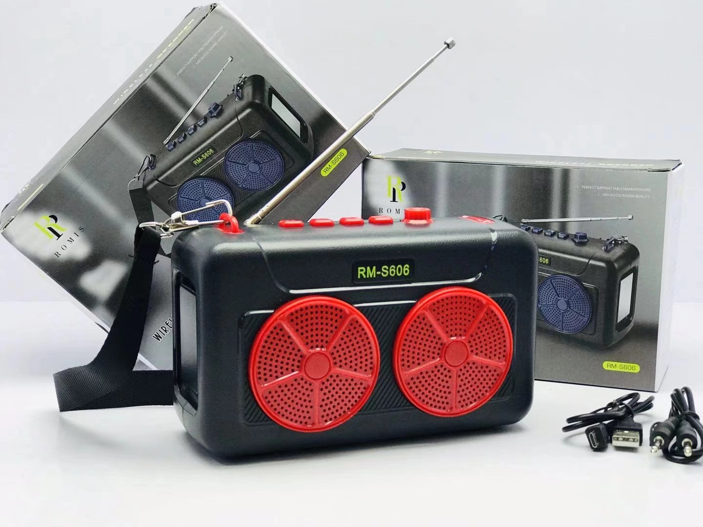 RM-S606系列便携式音箱蓝牙无线音响收音机详情4