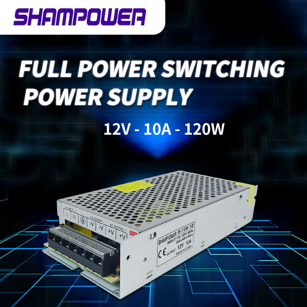 Dc 12V10a Led Switching Power Supply 120W Led Light With Security/Adapter Power Supply
