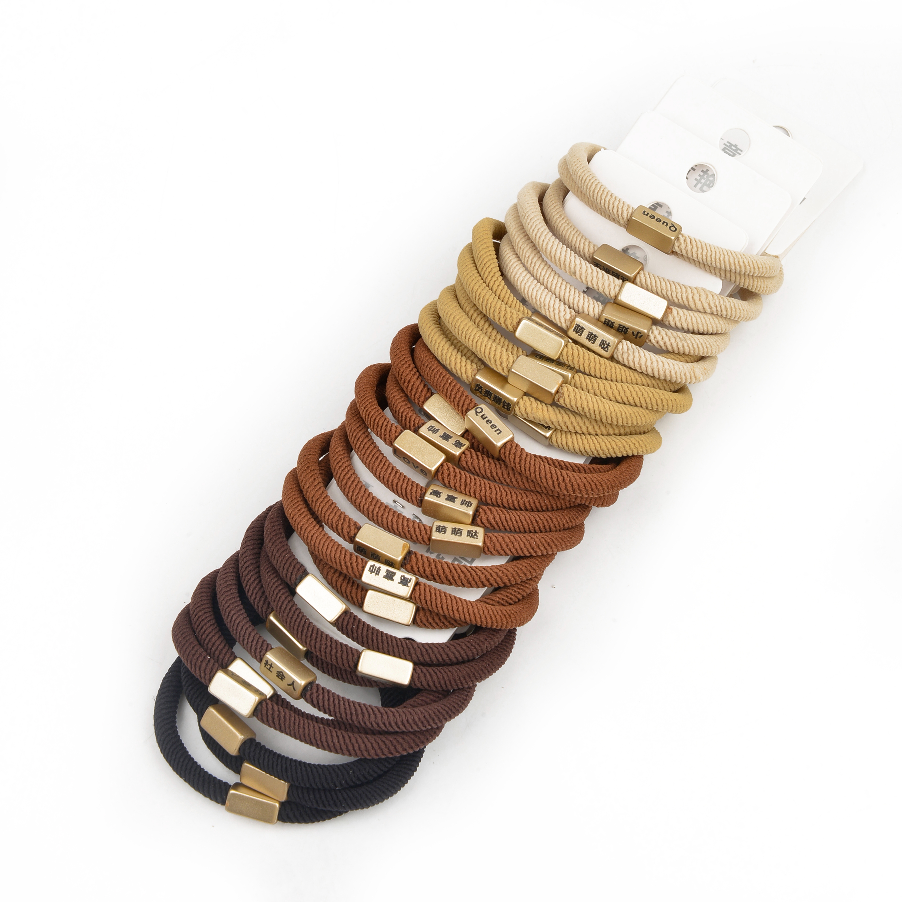South Korea Head Rope Basic Hair Rope Hair Circle Color Hair Rubber Band Cute Simple.1 Specification drawing