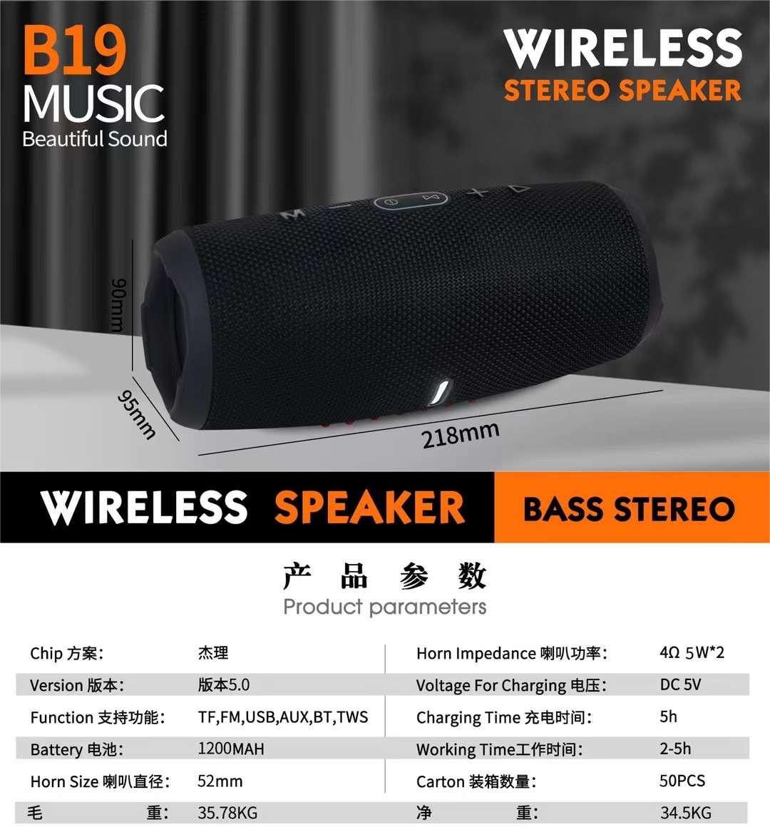 CHRACE 5 (B19) 系列便携式音箱蓝牙无线音响收音机
