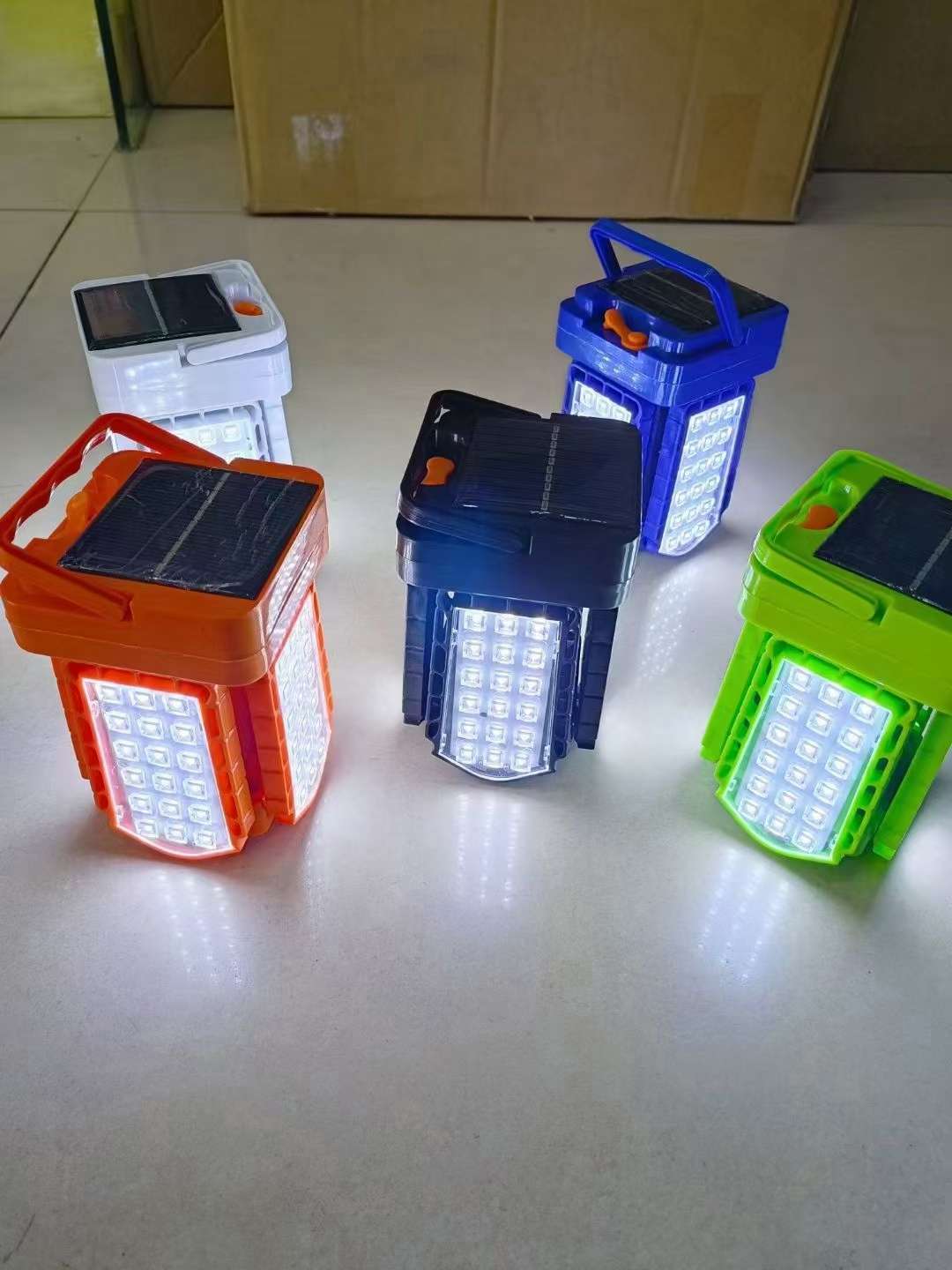 Led Solar Camping Lights Emergency Lights Folding Lights Specification drawing