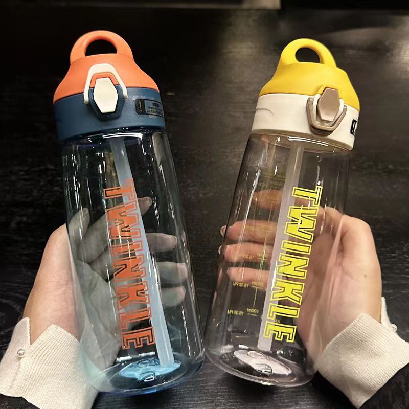 High appearance level, large capacity, lightweight and cute water cup, space cup, explosion-proof Korean 2023 new style water cup, fashionable outdoor undefined