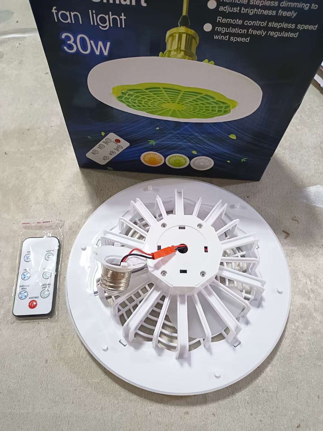 Led Color Fan Light Specification drawing