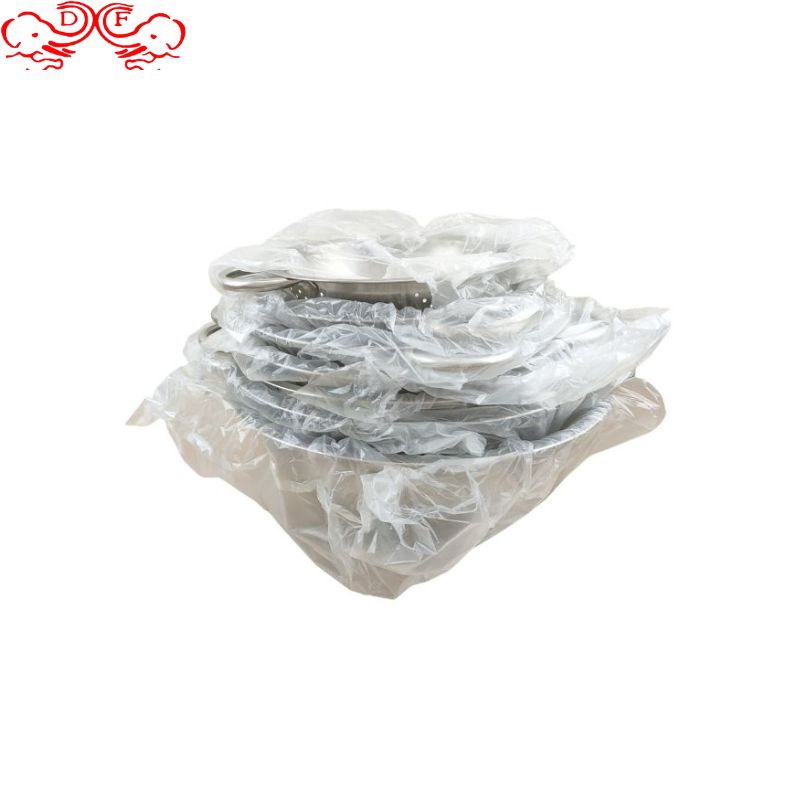 DF99946 stainless steel rice washing sieve with feet, base, double ears, rice washing, vegetable washing, draining basin, fruit basket, rice washing basin, fruit basket DF Trading House pic 3