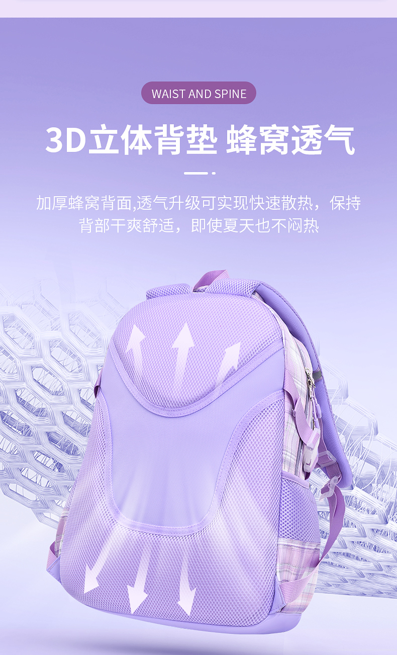 潮流百搭学生书包大容量轻便双肩包LZJ-4488详情7
